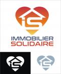 Logo design # 1168496 for Logo for  Immobilier Solidaire    The real estate agency that supports those who need it contest
