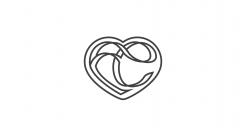 Logo design # 772559 for heart shape tattoo with letters contest