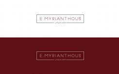 Logo design # 829619 for E Myrianthous Law Firm  contest