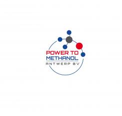 Logo design # 1088251 for Company logo for consortium of 7 players who will be building a  Power to methanol  demonstration plant for their legal entity  Power to Methanol Antwerp BV  contest