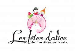 Logo design # 606143 for LES FETES D'ALICE - kids animation :-) contest