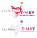 Logo design # 605854 for LES FETES D'ALICE - kids animation :-) contest