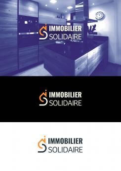 Logo design # 1169524 for Logo for  Immobilier Solidaire    The real estate agency that supports those who need it contest