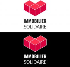 Logo design # 1170180 for Logo for  Immobilier Solidaire    The real estate agency that supports those who need it contest