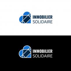 Logo design # 1170182 for Logo for  Immobilier Solidaire    The real estate agency that supports those who need it contest