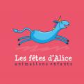 Logo design # 610992 for LES FETES D'ALICE - kids animation :-) contest