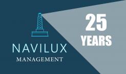 Logo design # 1051681 for 25 th birthday of the shipping company Navilux contest