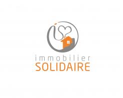 Logo design # 1170141 for Logo for  Immobilier Solidaire    The real estate agency that supports those who need it contest