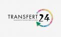 Logo design # 1161462 for creation of a logo for a textile transfer manufacturer TRANSFERT24 contest