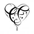 Logo design # 769819 for heart shape tattoo with letters contest