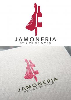 Logo # 1015651 voor Logo voor unieke Jamoneria  spaanse hamwinkel ! wedstrijd