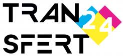Logo design # 1160113 for creation of a logo for a textile transfer manufacturer TRANSFERT24 contest
