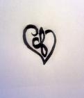 Logo design # 773663 for heart shape tattoo with letters contest