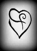Logo design # 773516 for heart shape tattoo with letters contest