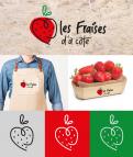 Logo design # 1043153 for Logo for strawberry grower Les fraises d'a cote contest