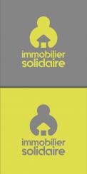 Logo design # 1167117 for Logo for  Immobilier Solidaire    The real estate agency that supports those who need it contest