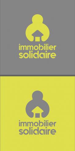 Logo design # 1167117 for Logo for  Immobilier Solidaire    The real estate agency that supports those who need it contest