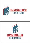 Logo design # 1167119 for Logo for  Immobilier Solidaire    The real estate agency that supports those who need it contest