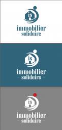 Logo design # 1167122 for Logo for  Immobilier Solidaire    The real estate agency that supports those who need it contest