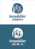 Logo design # 1167132 for Logo for  Immobilier Solidaire    The real estate agency that supports those who need it contest