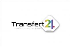 Logo design # 1160047 for creation of a logo for a textile transfer manufacturer TRANSFERT24 contest