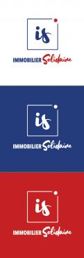 Logo design # 1166875 for Logo for  Immobilier Solidaire    The real estate agency that supports those who need it contest