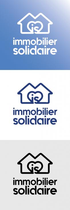 Logo design # 1166876 for Logo for  Immobilier Solidaire    The real estate agency that supports those who need it contest