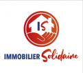 Logo design # 1169384 for Logo for  Immobilier Solidaire    The real estate agency that supports those who need it contest