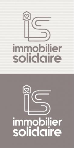 Logo design # 1166877 for Logo for  Immobilier Solidaire    The real estate agency that supports those who need it contest