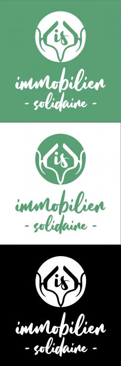 Logo design # 1166878 for Logo for  Immobilier Solidaire    The real estate agency that supports those who need it contest