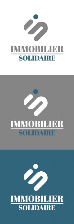 Logo design # 1166885 for Logo for  Immobilier Solidaire    The real estate agency that supports those who need it contest