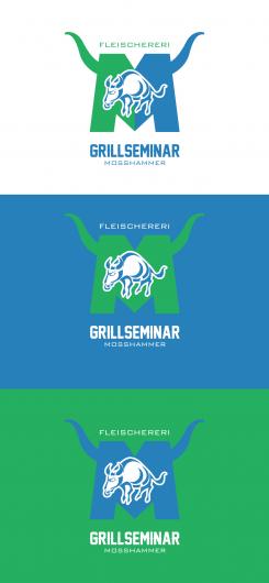 Logo design # 316598 for Logo for grill & BBQ workshops/ Grillcompetence for a butchery contest