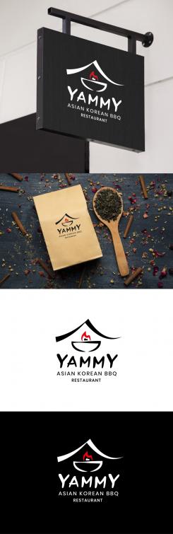 Logo # 1055962 voor ontwerp een horeca logo voor een nieuw te openen asian korean bbq restaurant wedstrijd