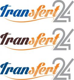 Logo design # 1160349 for creation of a logo for a textile transfer manufacturer TRANSFERT24 contest