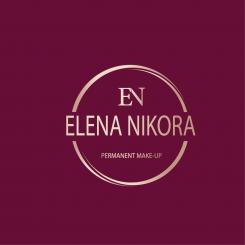 Logo # 1037978 voor Create a new aesthetic logo for Elena Nikora  micro pigmentation specialist wedstrijd