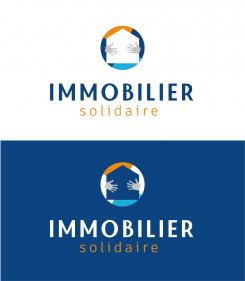 Logo design # 1167153 for Logo for  Immobilier Solidaire    The real estate agency that supports those who need it contest