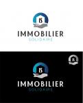 Logo design # 1167160 for Logo for  Immobilier Solidaire    The real estate agency that supports those who need it contest