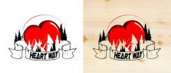 Logo design # 825330 for Logo creation for wooden art (Alpine Hearts) contest