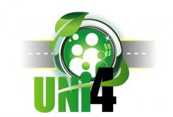 Logo # 809502 voor UNI4 staat voor training, coaching en veiligheid! wedstrijd