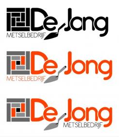 Logo # 861307 voor Metselbedrijf de Jong wedstrijd