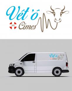 Logo design # 1107121 for Logo for a veterinary practice specialized in large animals in the french Alps contest