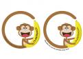 Logo design # 514118 for LOGO of a MONKEY who proudly holds a BANANA contest
