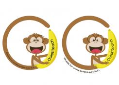 Logo design # 514118 for LOGO of a MONKEY who proudly holds a BANANA contest