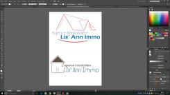 Logo design # 696131 for Lix'Ann immo : real estate agency online within Bordeaux contest