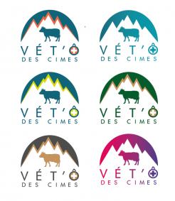 Logo design # 1106157 for Logo for a veterinary practice specialized in large animals in the french Alps contest