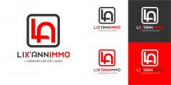 Logo design # 697577 for Lix'Ann immo : real estate agency online within Bordeaux contest