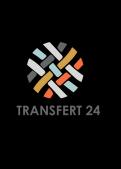 Logo design # 1162101 for creation of a logo for a textile transfer manufacturer TRANSFERT24 contest