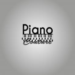 Logo design # 156590 for Piano Couture Logo + header + suitable font en color-lay-out / background for homepage. contest