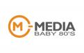 Logo design # 584027 for Create a vintage, retro, media related logo for 80's Baby Media contest