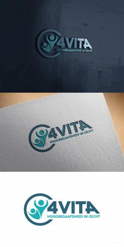 Logo design # 1213051 for 4Vita coaches gifted children  highly intelligent   their parents and schools contest
